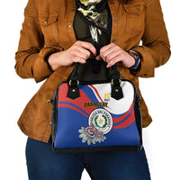 Paraguay Independence Day 2025 Shoulder Handbag Passiflora Paz y justicia