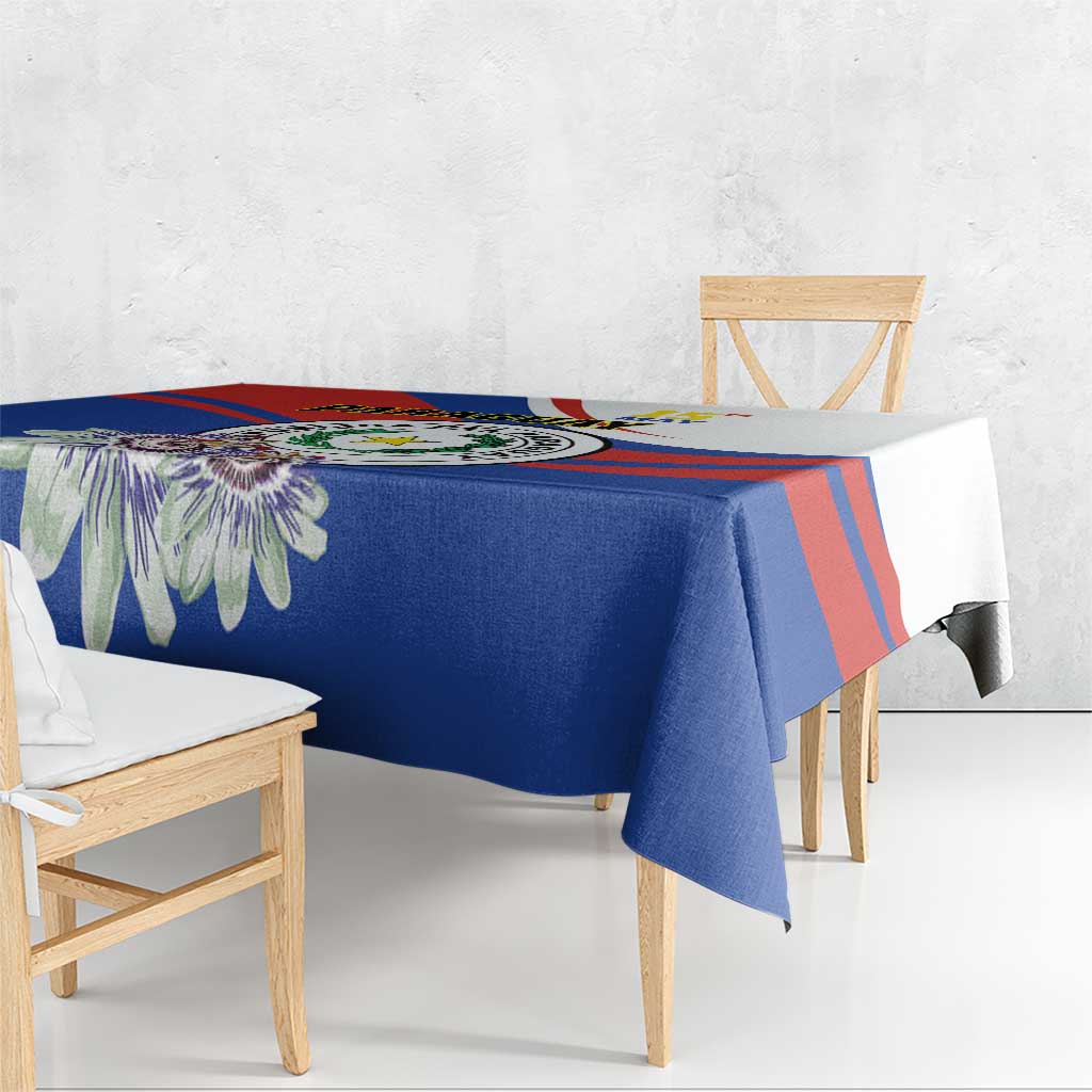 Paraguay Independence Day 2025 Tablecloth Passiflora Paz y justicia