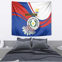 Paraguay Independence Day 2025 Tapestry Passiflora Paz y justicia