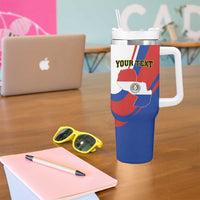Personalized Paraguay Independence Day 2025 Tumbler With Handle Passiflora Paz y justicia