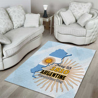Argentine Revolution Day 1810 Area Rug Sol de Mayo