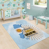 Argentine Revolution Day 1810 Area Rug Sol de Mayo