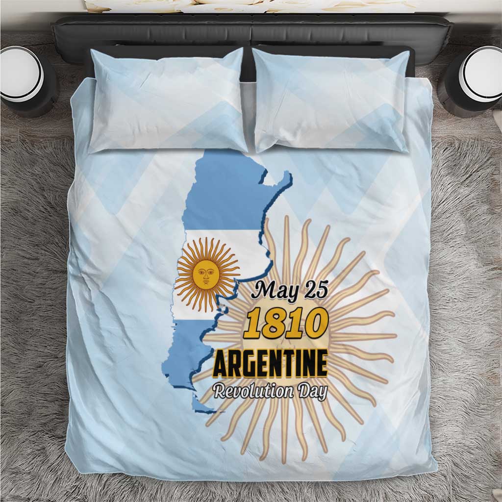 Argentine Revolution Day 1810 Bedding Set Sol de Mayo