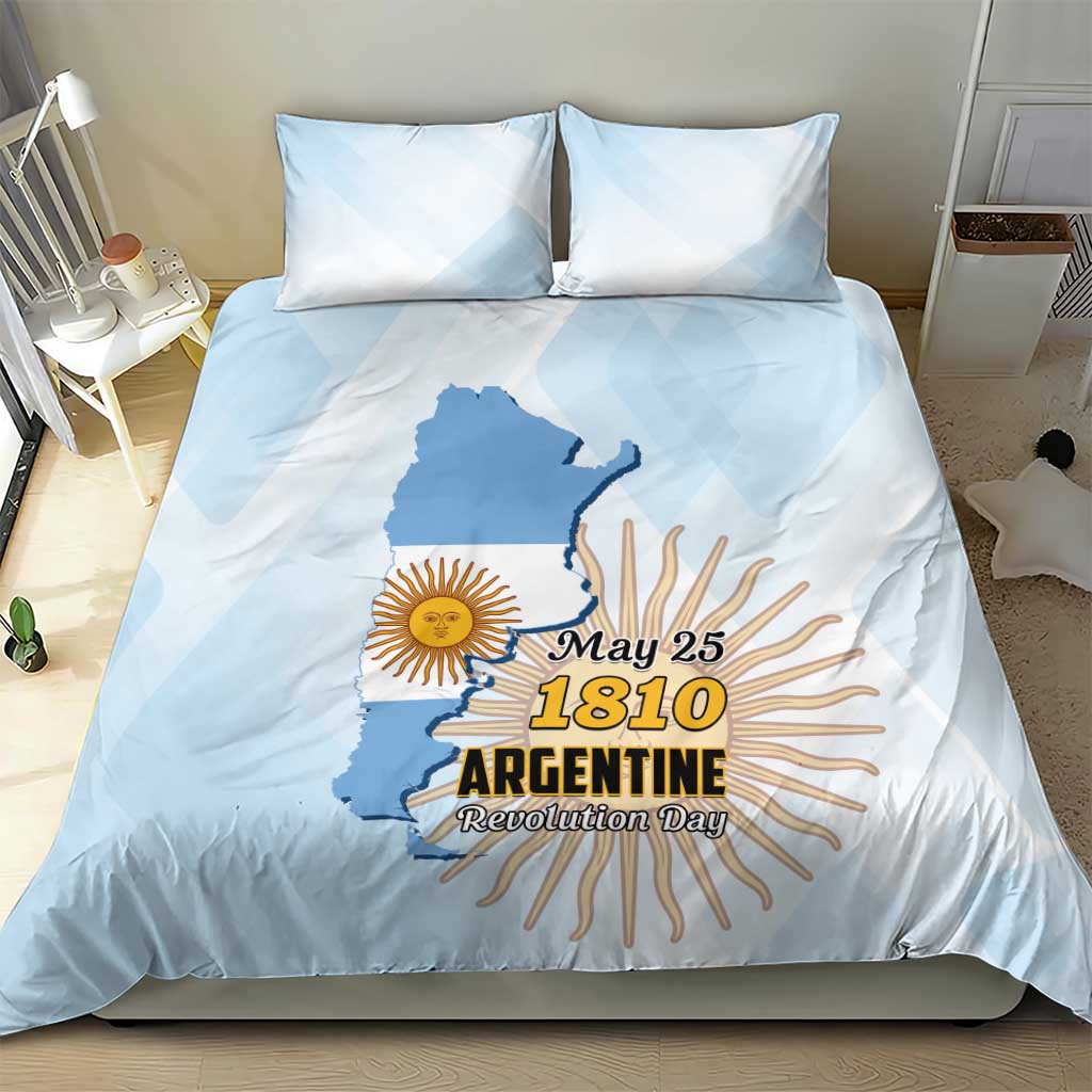 Argentine Revolution Day 1810 Bedding Set Sol de Mayo