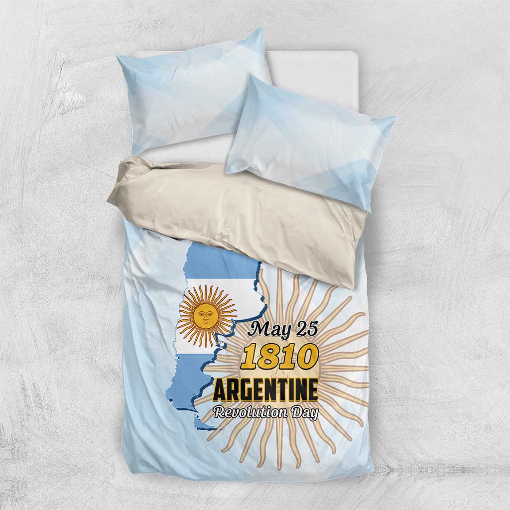 Argentine Revolution Day 1810 Bedding Set Sol de Mayo
