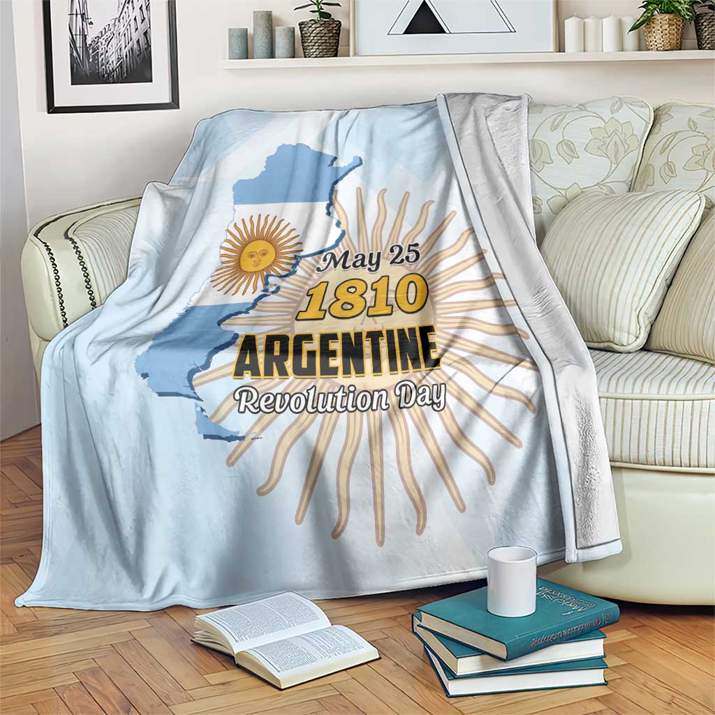 Argentine Revolution Day 1810 Blanket Sol de Mayo
