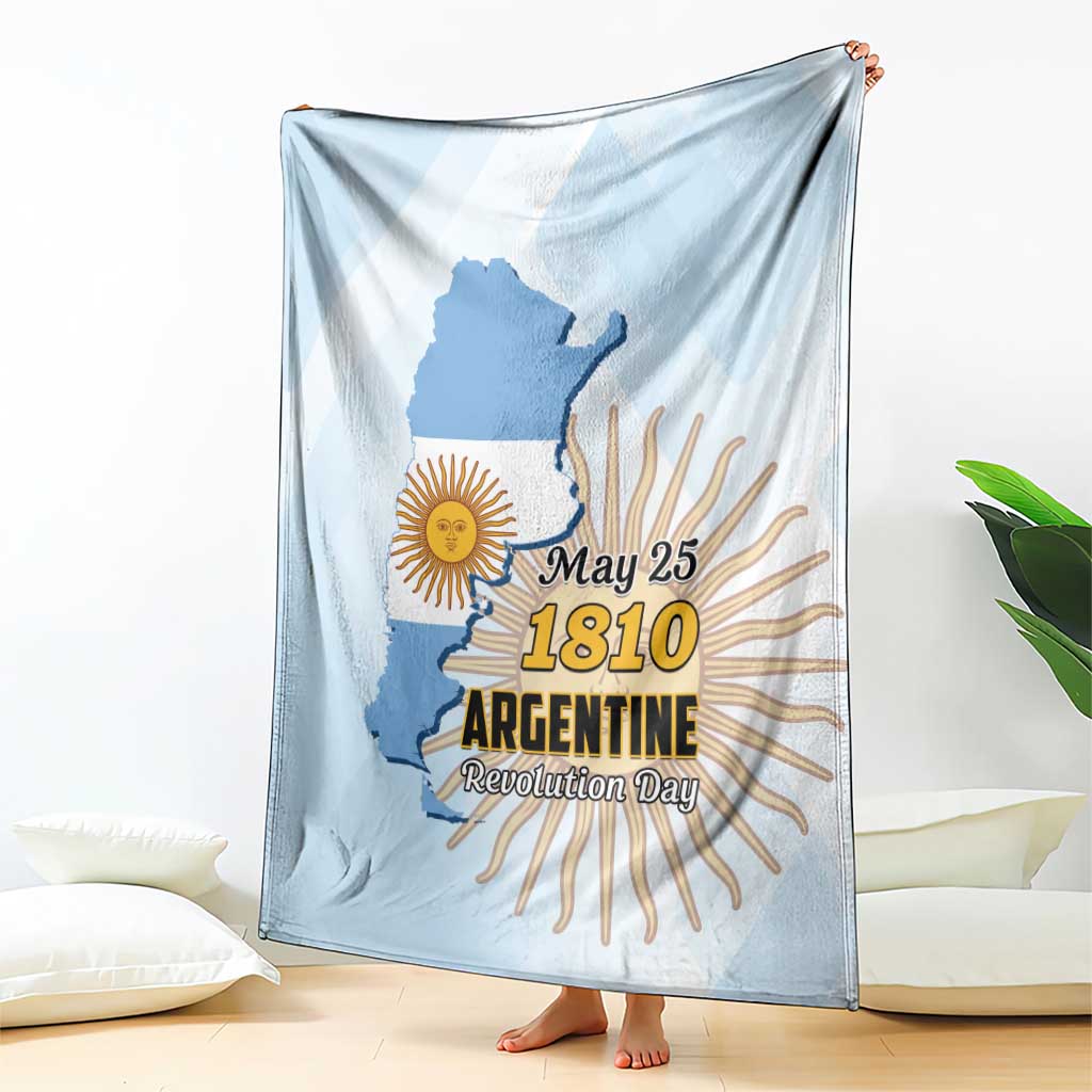 Argentine Revolution Day 1810 Blanket Sol de Mayo