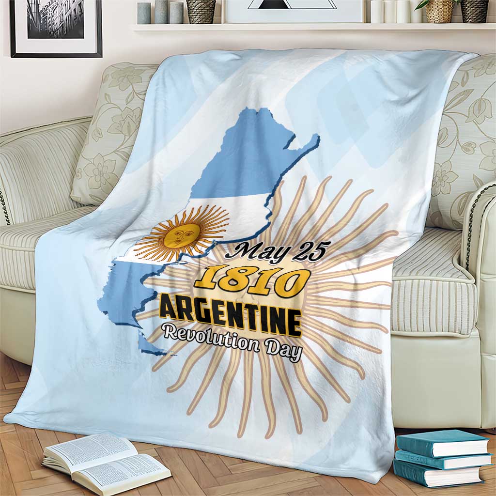 Argentine Revolution Day 1810 Blanket Sol de Mayo