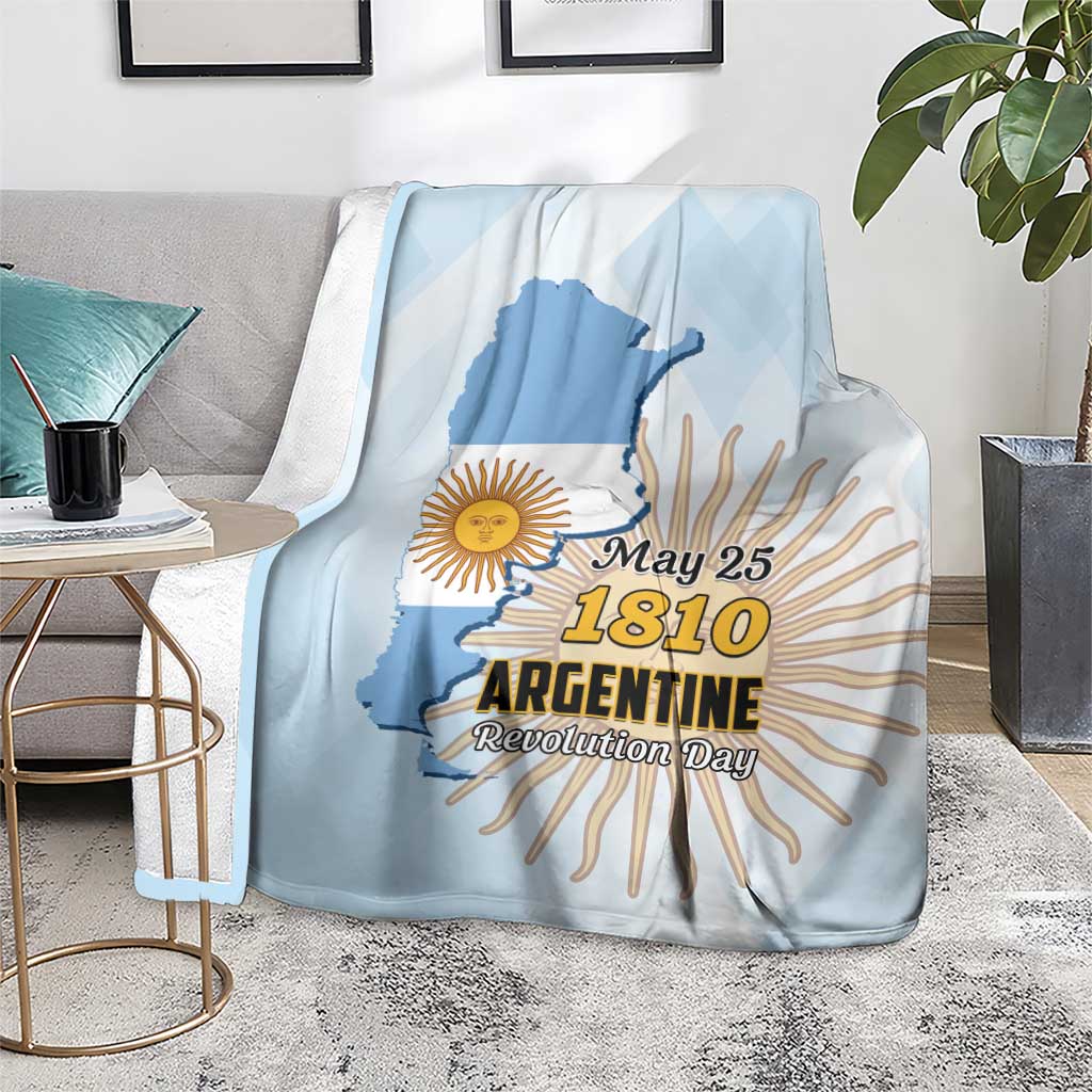 Argentine Revolution Day 1810 Blanket Sol de Mayo