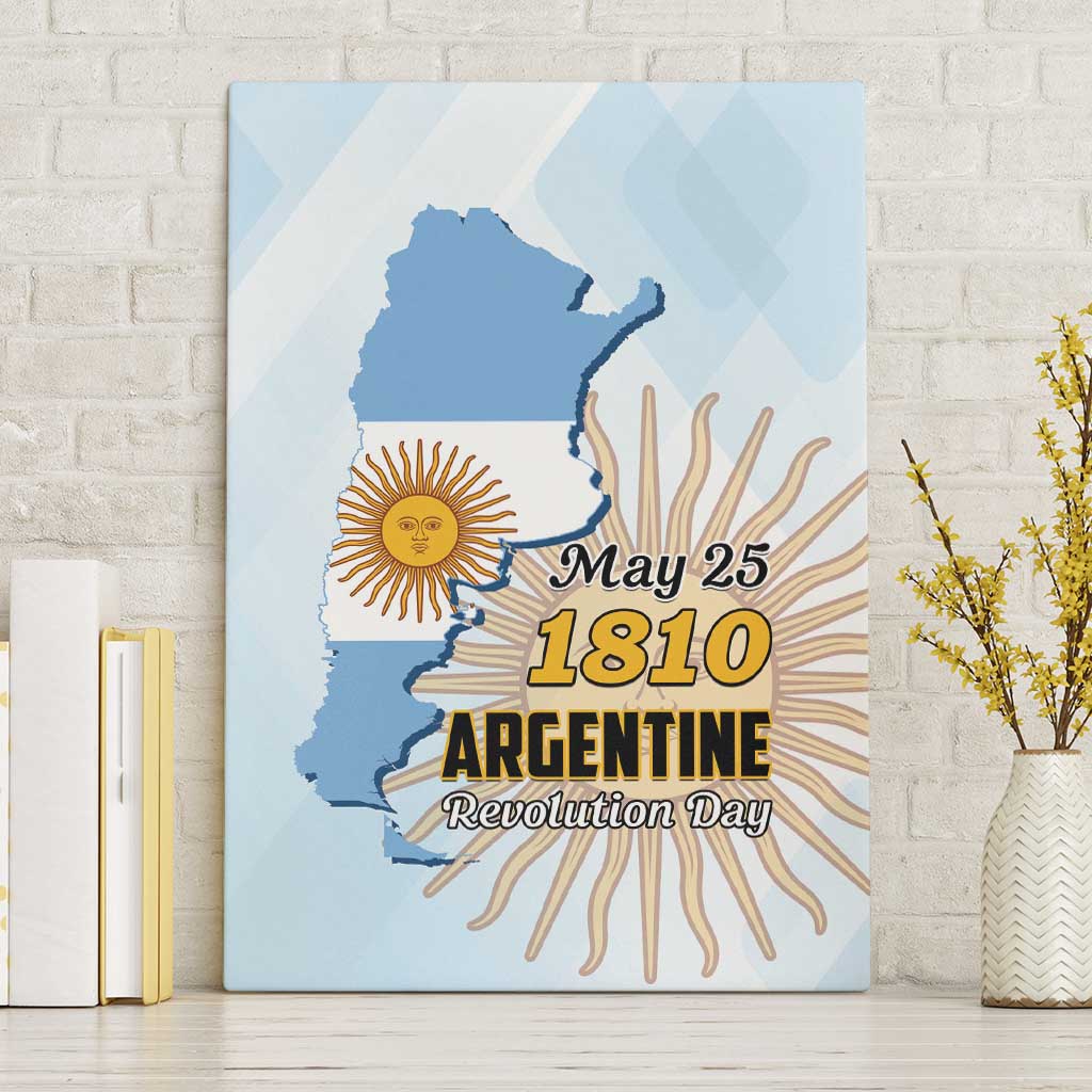 Argentine Revolution Day 1810 Canvas Wall Art Sol de Mayo