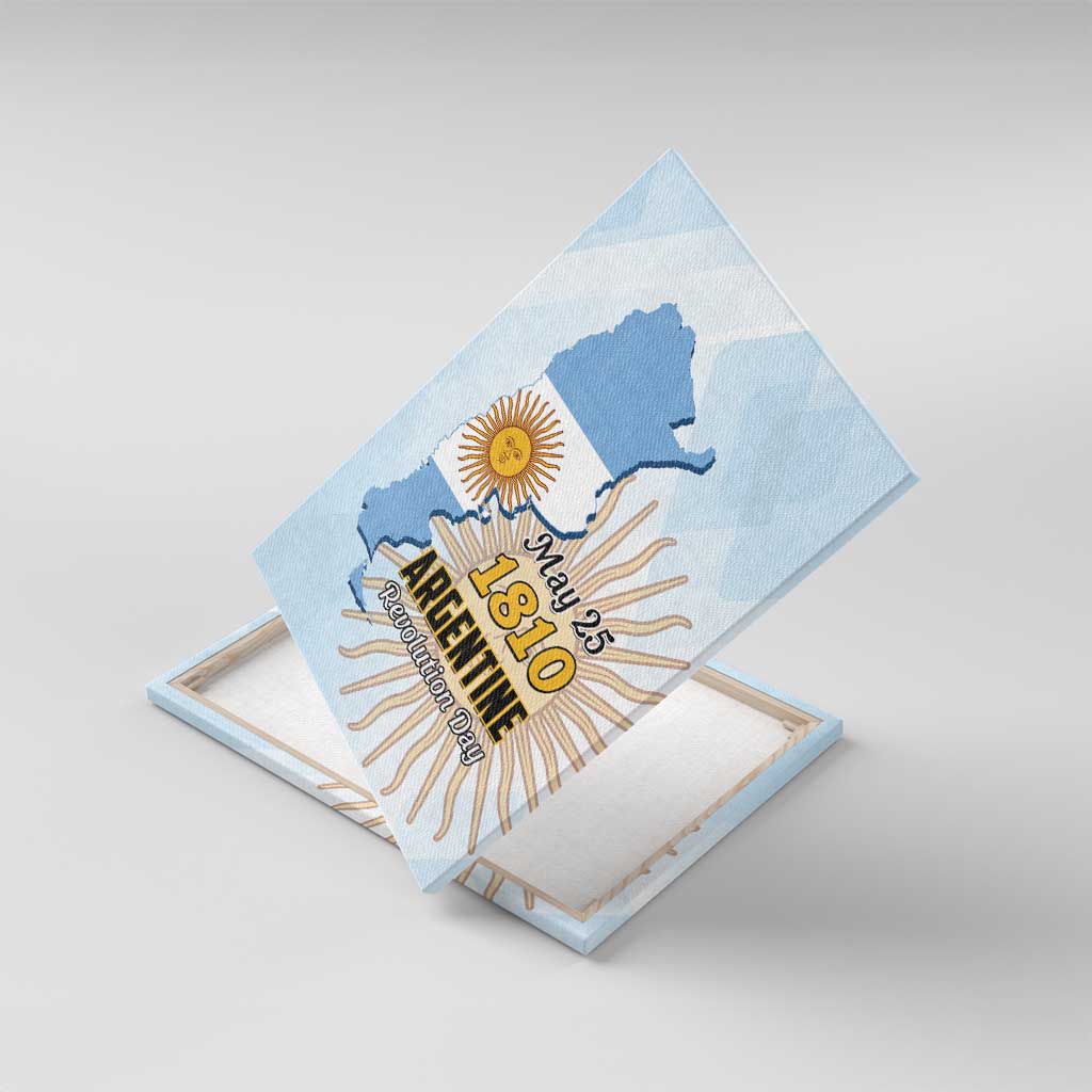 Argentine Revolution Day 1810 Canvas Wall Art Sol de Mayo