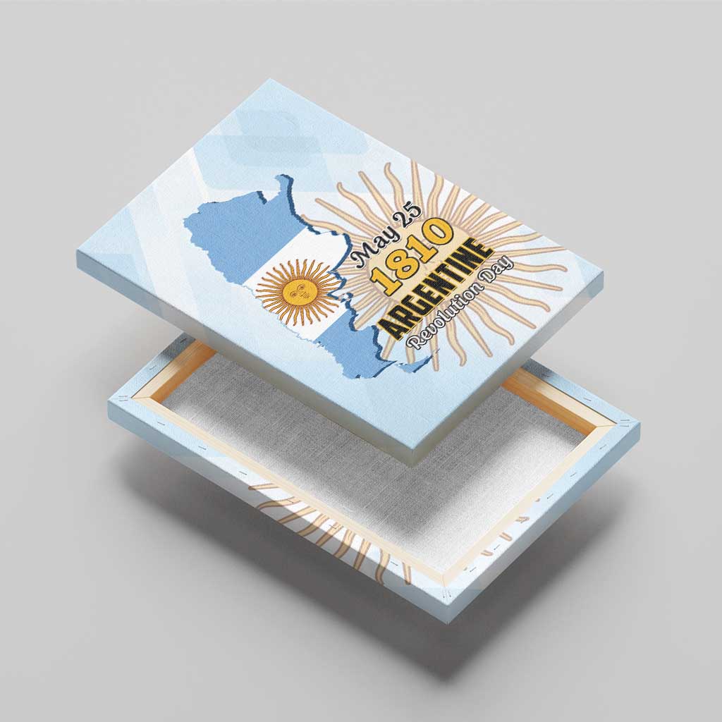 Argentine Revolution Day 1810 Canvas Wall Art Sol de Mayo