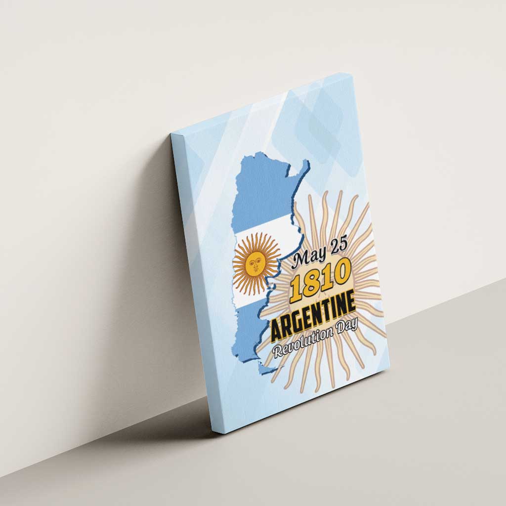 Argentine Revolution Day 1810 Canvas Wall Art Sol de Mayo