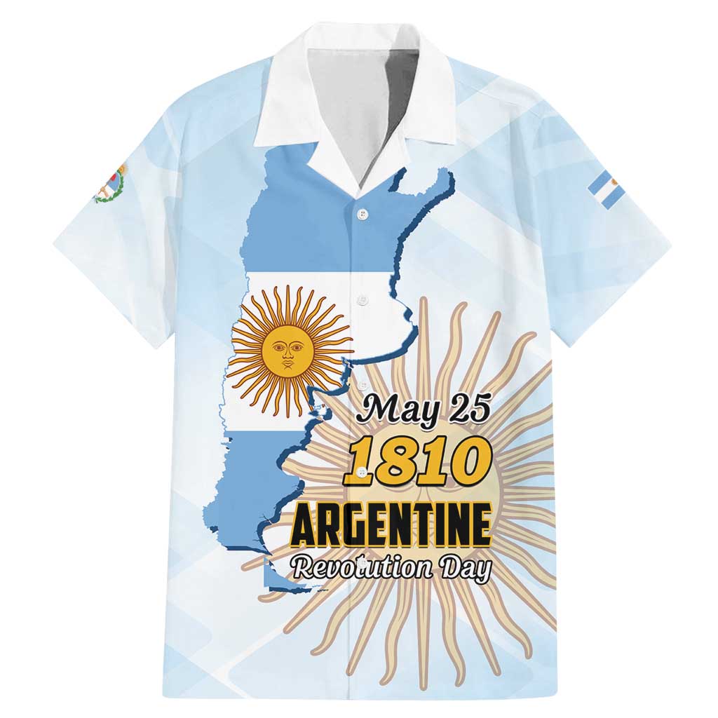 Personalized Argentine Revolution Day 1810 Family Matching Mermaid Dress and Hawaiian Shirt Sol de Mayo