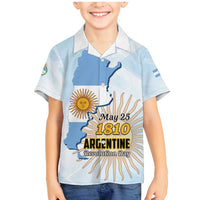 Personalized Argentine Revolution Day 1810 Family Matching Mermaid Dress and Hawaiian Shirt Sol de Mayo