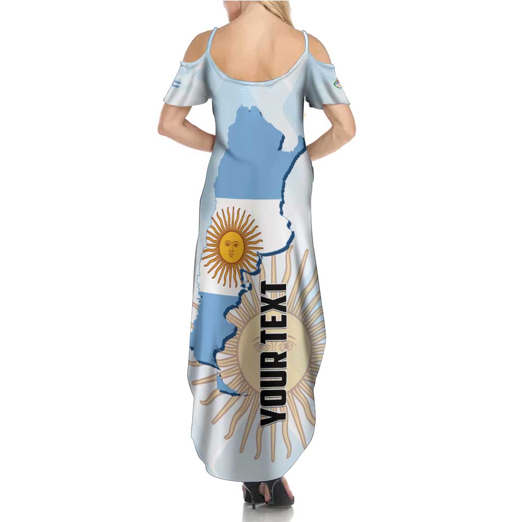 Personalized Argentine Revolution Day 1810 Family Matching Summer Maxi Dress and Hawaiian Shirt Sol de Mayo