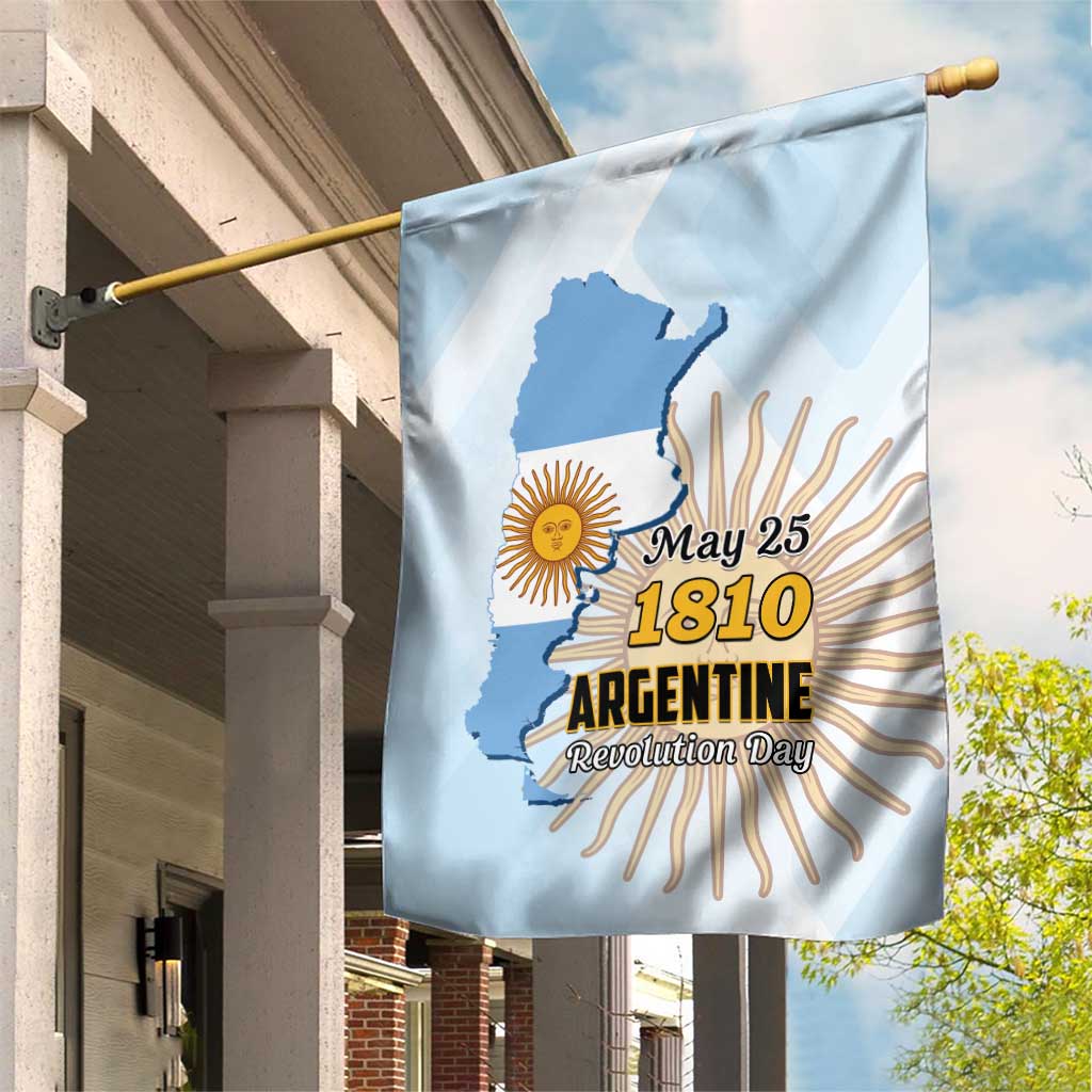 Argentine Revolution Day 1810 Garden Flag Sol de Mayo