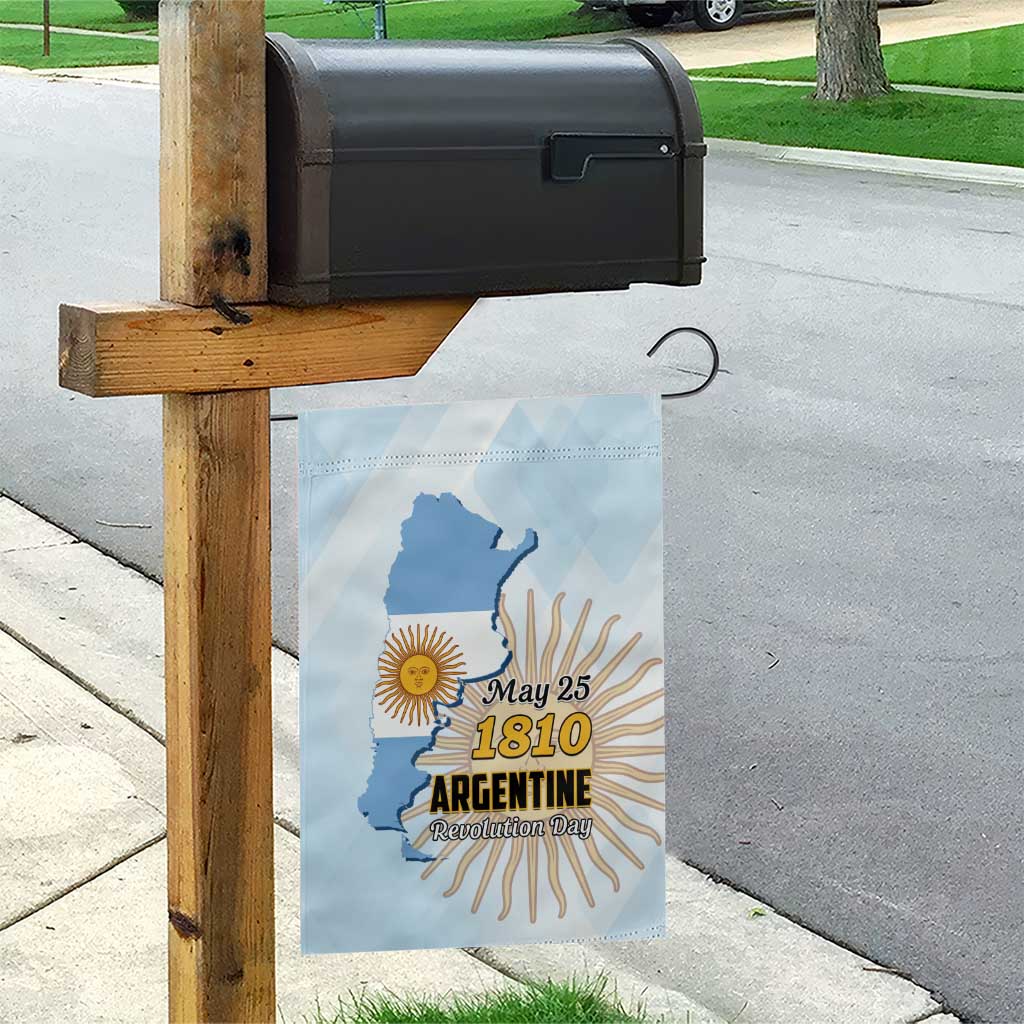 Argentine Revolution Day 1810 Garden Flag Sol de Mayo