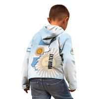 Personalized Argentine Revolution Day 1810 Kid Hoodie Sol de Mayo