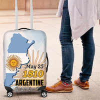Argentine Revolution Day 1810 Luggage Cover Sol de Mayo