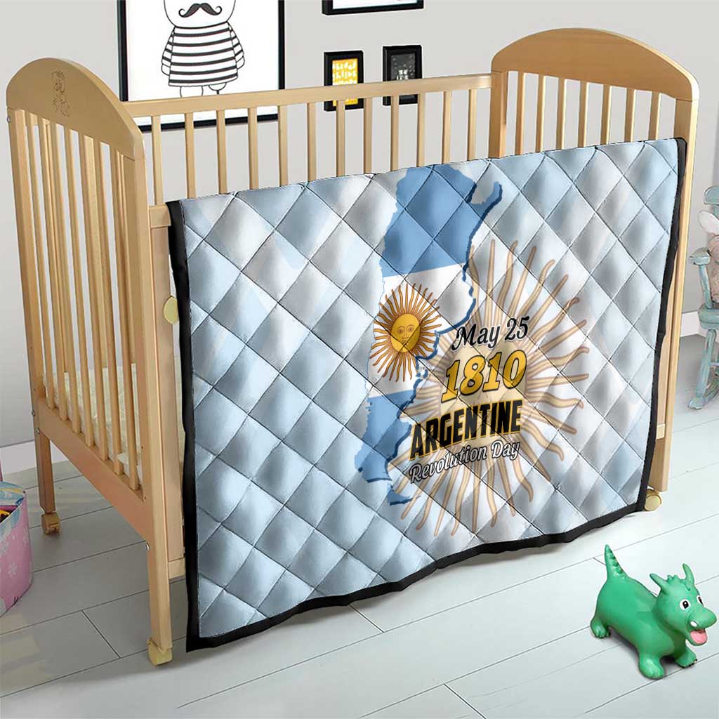 Argentine Revolution Day 1810 Quilt Sol de Mayo