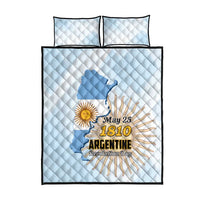 Argentine Revolution Day 1810 Quilt Bed Set Sol de Mayo