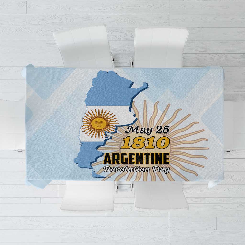 Argentine Revolution Day 1810 Tablecloth Sol de Mayo