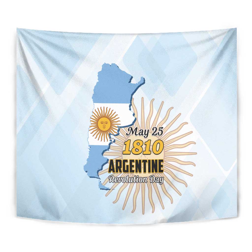 Argentine Revolution Day 1810 Tapestry Sol de Mayo