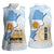Personalized Argentine Revolution Day 1810 Women Sleeveless Polo Shirt Sol de Mayo