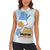 Personalized Argentine Revolution Day 1810 Women Sleeveless Polo Shirt Sol de Mayo