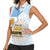 Personalized Argentine Revolution Day 1810 Women Sleeveless Polo Shirt Sol de Mayo