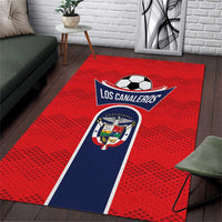 Panama Football Area Rug Vamos Los Canaleros
