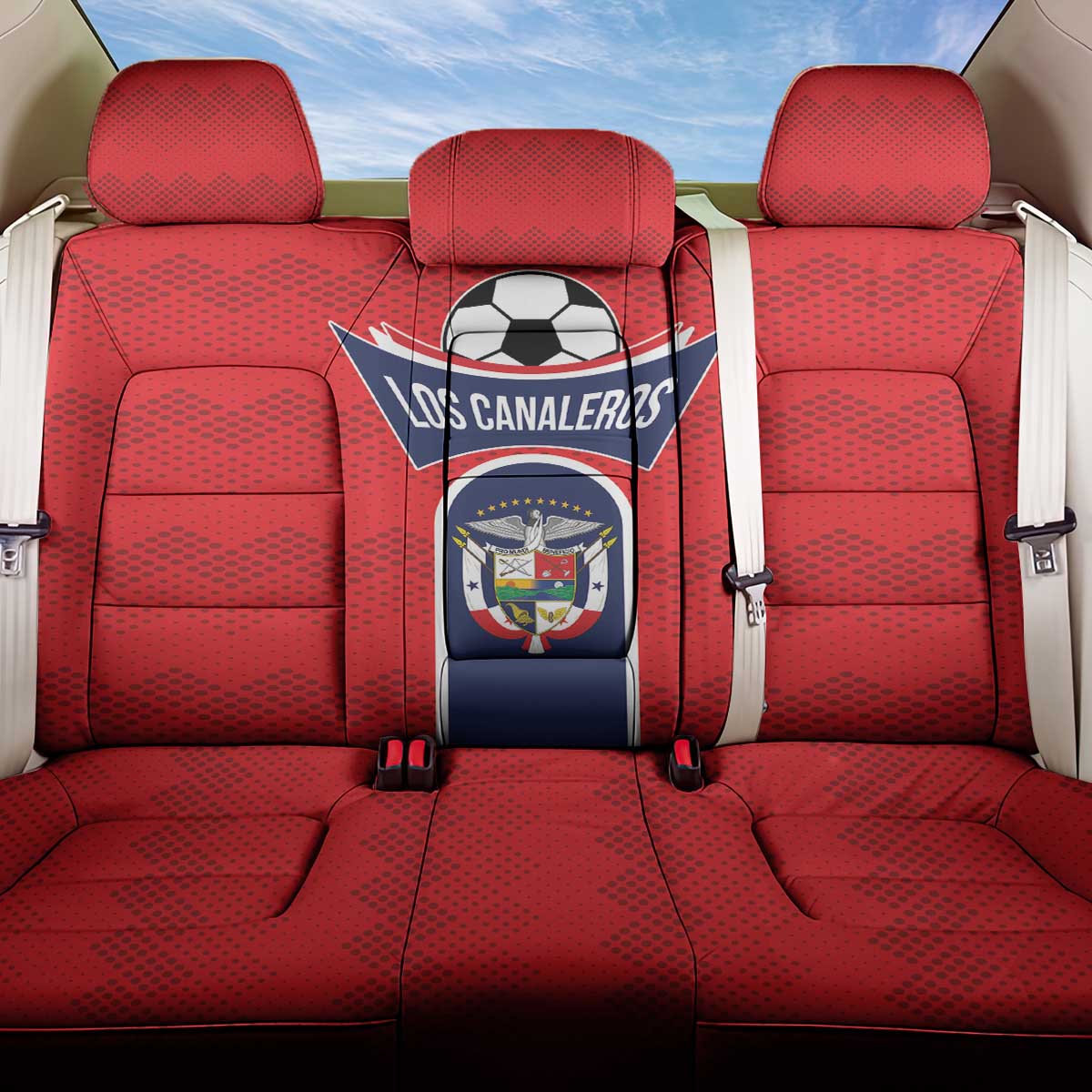 Panama Football Back Car Seat Cover Vamos Los Canaleros