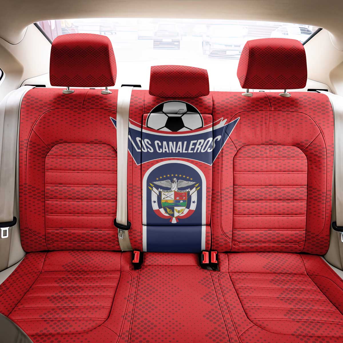 Panama Football Back Car Seat Cover Vamos Los Canaleros