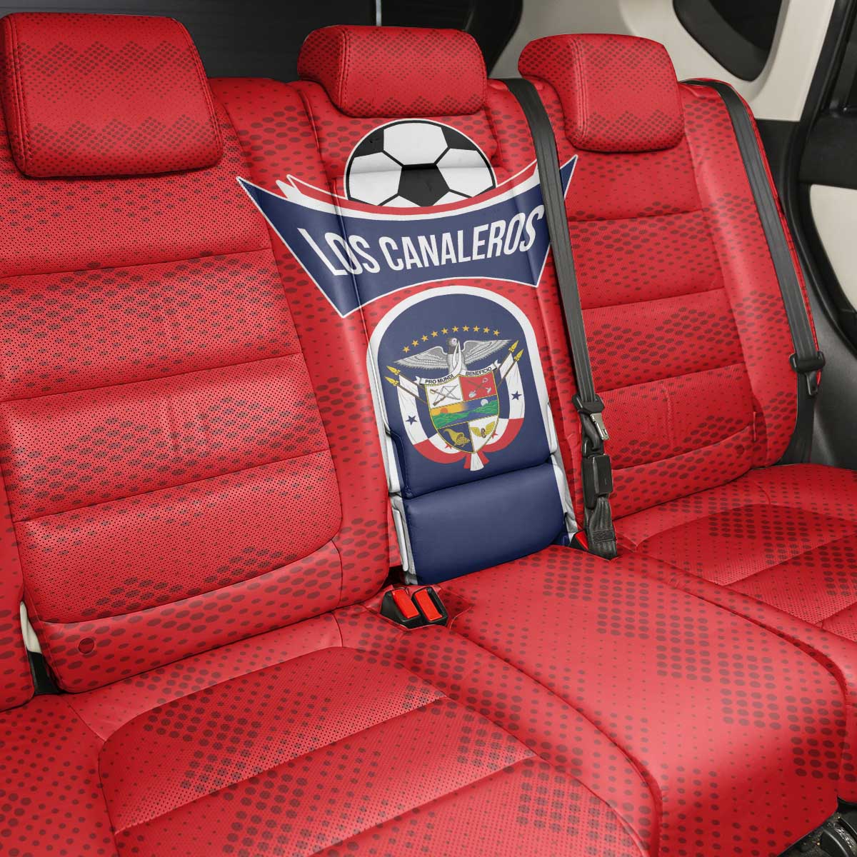 Panama Football Back Car Seat Cover Vamos Los Canaleros