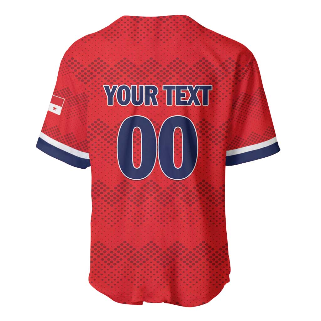 Custom Panama Football Baseball Jersey Vamos Los Canaleros