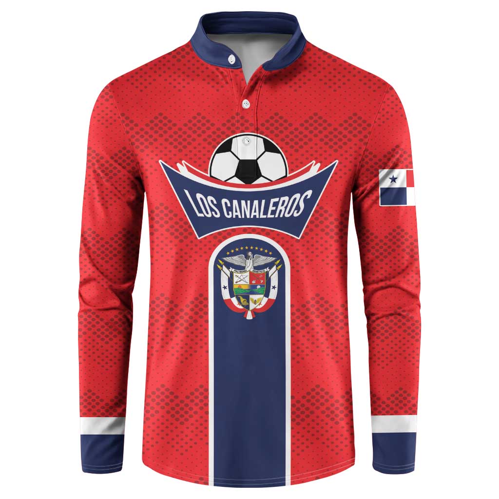 Custom Panama Football Button Sweatshirt Vamos Los Canaleros