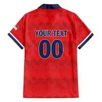 Custom Panama Football Family Matching Off Shoulder Maxi Dress and Hawaiian Shirt Vamos Los Canaleros