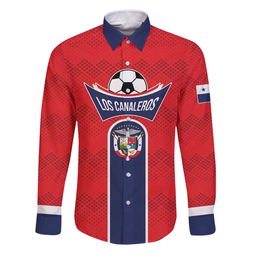 Custom Panama Football Family Matching Off Shoulder Short Dress and Hawaiian Shirt Vamos Los Canaleros