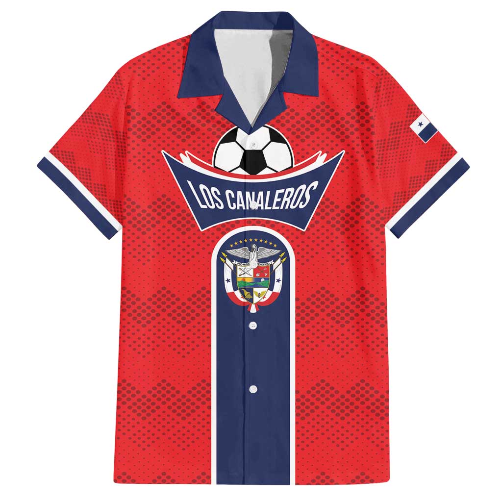 Custom Panama Football Family Matching Puletasi and Hawaiian Shirt Vamos Los Canaleros