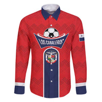 Custom Panama Football Family Matching Puletasi and Hawaiian Shirt Vamos Los Canaleros