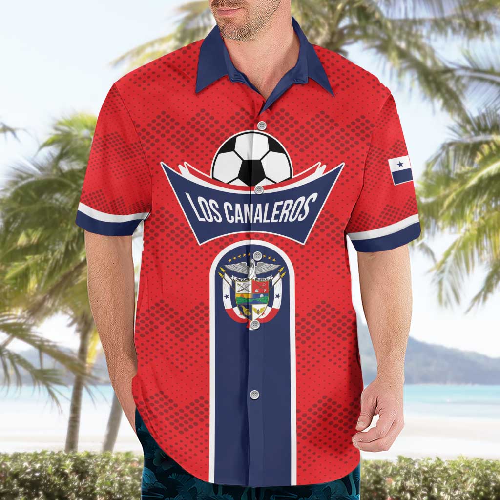 Custom Panama Football Hawaiian Shirt Vamos Los Canaleros