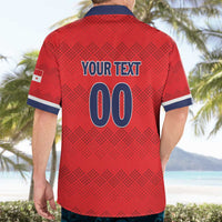 Custom Panama Football Hawaiian Shirt Vamos Los Canaleros