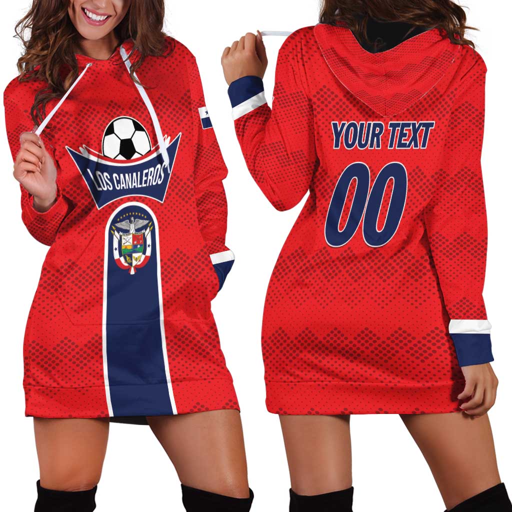 Custom Panama Football Hoodie Dress Vamos Los Canaleros