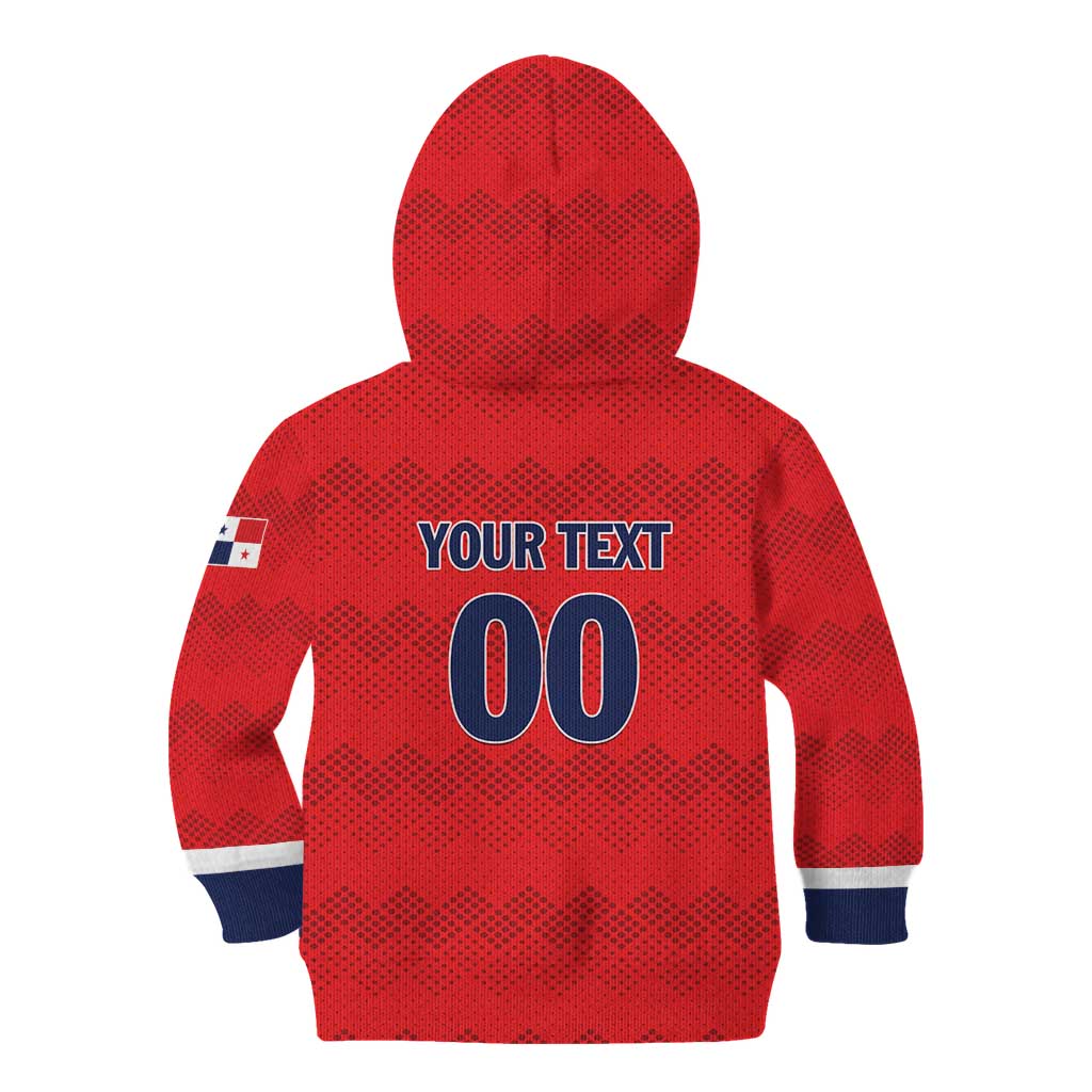 Custom Panama Football Kid Hoodie Vamos Los Canaleros