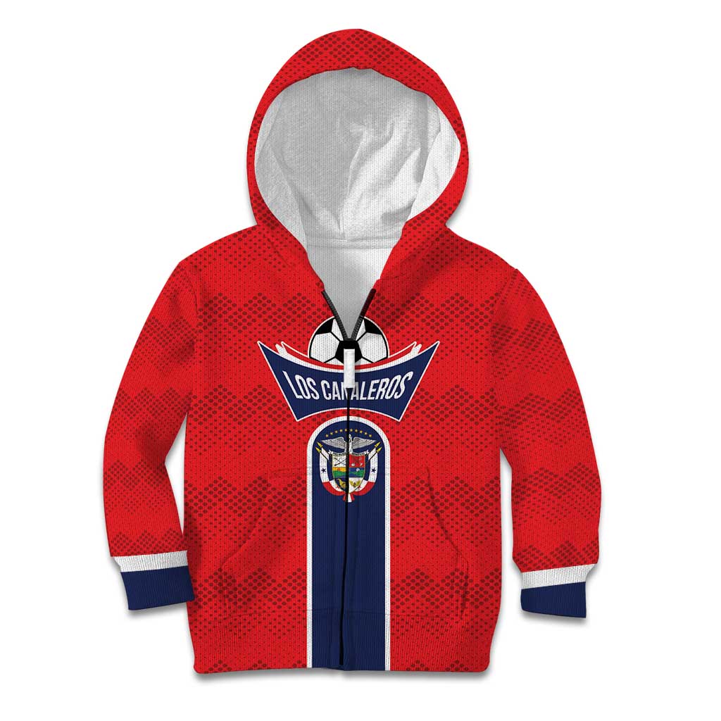 Custom Panama Football Kid Hoodie Vamos Los Canaleros