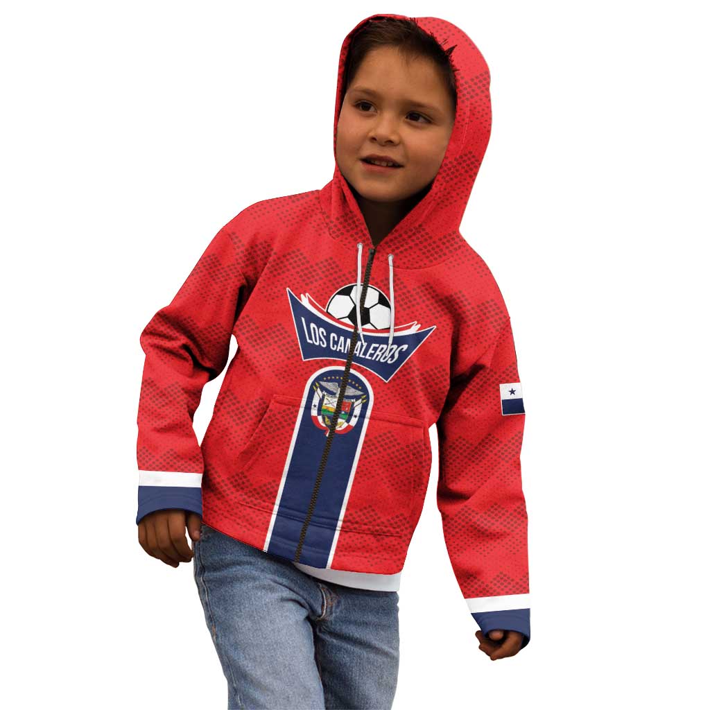 Custom Panama Football Kid Hoodie Vamos Los Canaleros