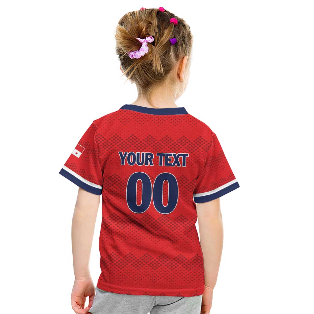 Custom Panama Football Kid T Shirt Vamos Los Canaleros