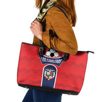 Panama Football Leather Tote Bag Vamos Los Canaleros