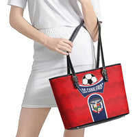 Panama Football Leather Tote Bag Vamos Los Canaleros